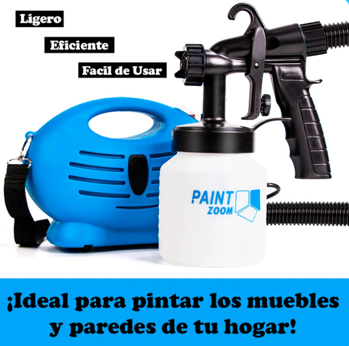 Compresor Pistola Paint Zoom: Pintura Fácil y Profesional [PIDE Y PAGA EN CASA]